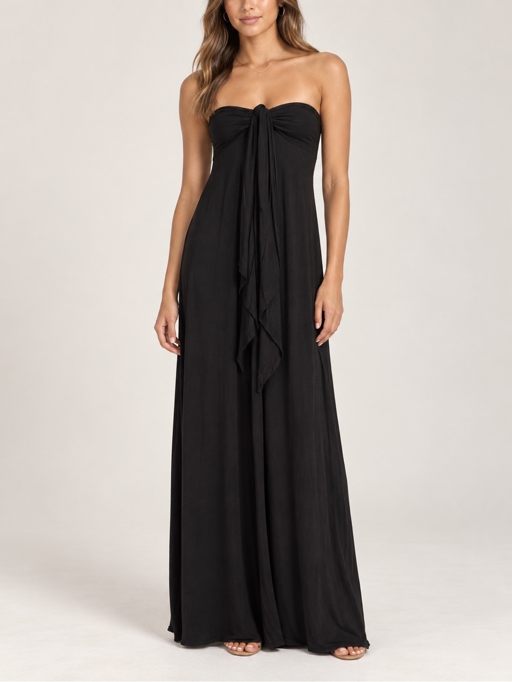NWT BCBG Black Convertible Maxi Dress XS